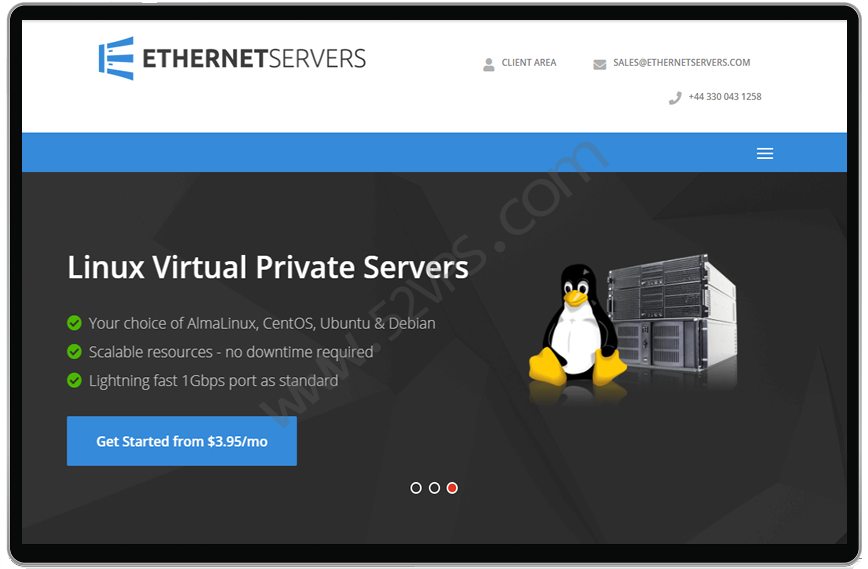 Ethernetserver 美国VPS/云服务器 1核/1GB/30GB SSD硬盘/2IPv4/1Gbps带宽2T流量/12美元/年