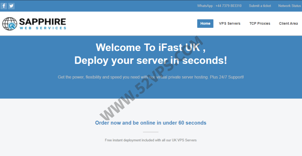 iFastuk 英国VPS云服务器/免费 200Gbps 防护/2Gbps带宽/2TB流量/7.99英镑/月