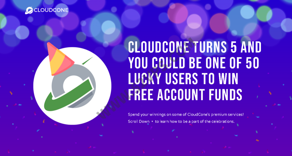 CloudCone：成立5周年活动，推出3款特价VPS，美国洛杉矶，.2/年
