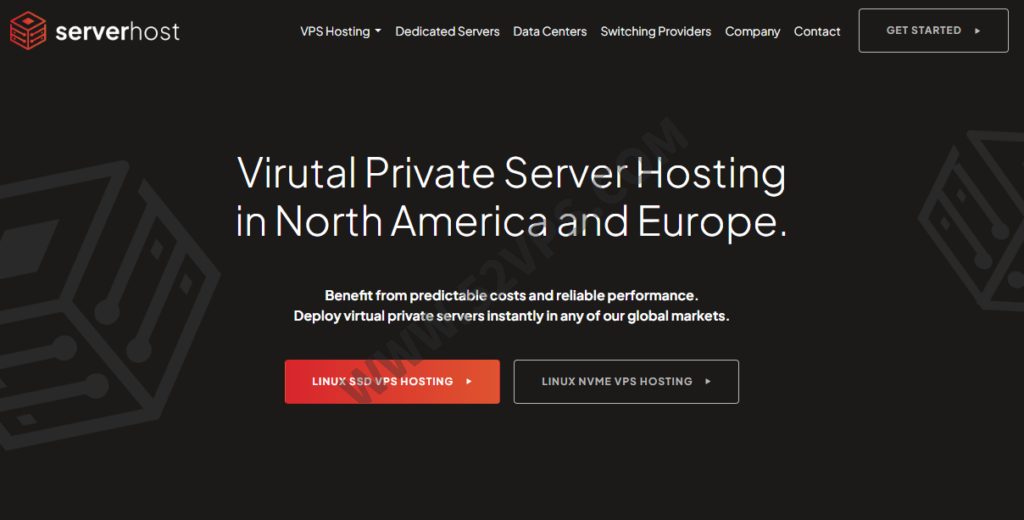 ServerHost：1美元/月，国外便宜VPS，1Gbps不限流量，可选欧美8机房