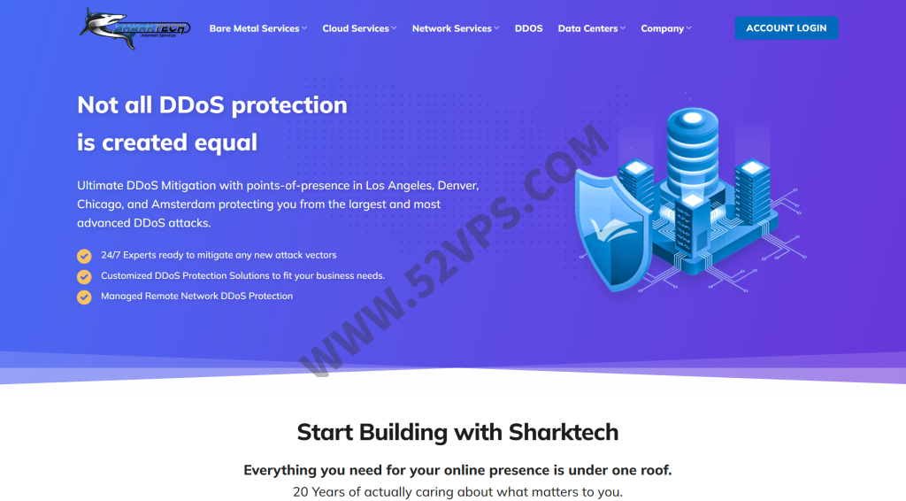 Sharktech：VPS云服务器黑五活动5折起，高配服务器10Gbps不限流量、128G内存、2TB NVMe硬盘、60Gbps防御，月付8