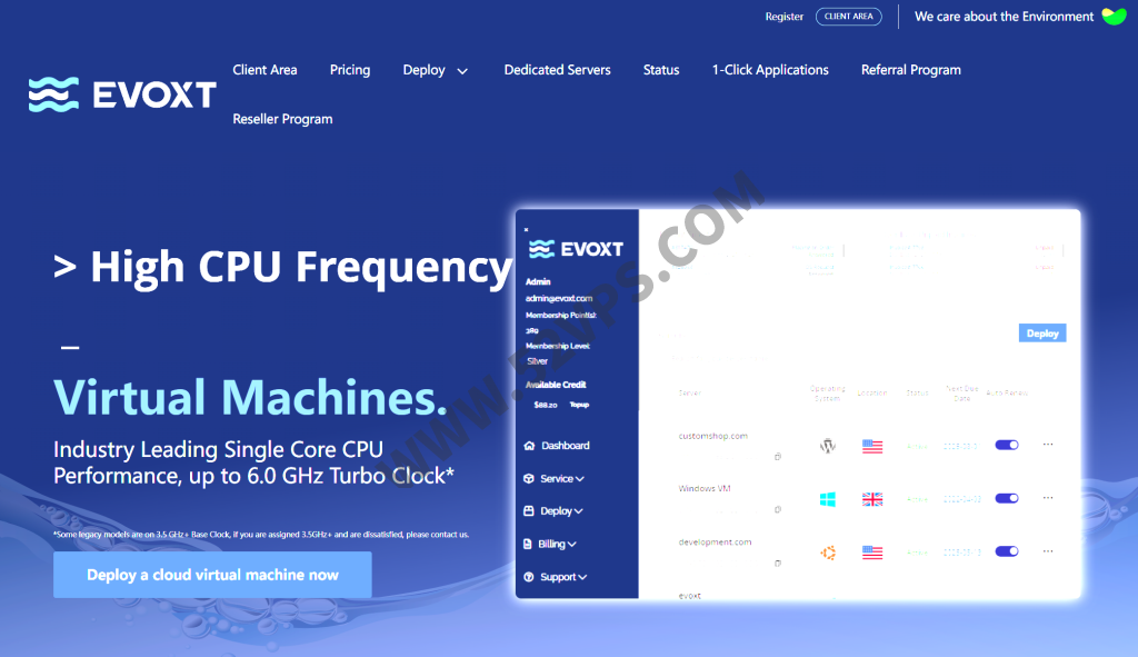 evoxt：便宜的VPS主机，月付低至